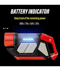 Super Bright Latarka LED z Akumulatorem i Brelok - Boczne Światła Zewn
