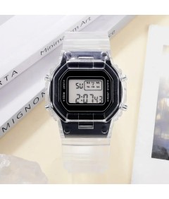 Retro zegarek LED unisex ⌚ stylowy, lekki i wygodny na co dzień!