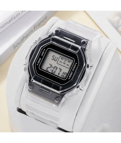 Retro zegarek LED unisex ⌚ stylowy, lekki i wygodny na co dzień!