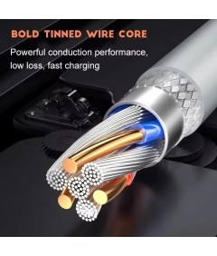 Kabel ZHUOHUAN USB A – TYPE-C 6A do szybkiego ładowania