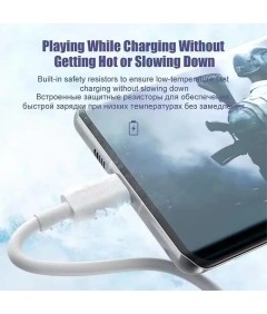 Kabel ZHUOHUAN USB A – TYPE-C 6A do szybkiego ładowania