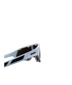 Okulary UVEX UV400 białe – sportowa ochrona UV i wygoda
