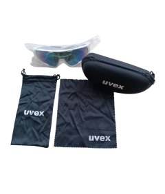 Okulary UVEX UV400 białe – sportowa ochrona UV i wygoda