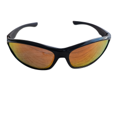 Okulary sportowe VEGUEROS – styl vintage z czerwonym akcentem