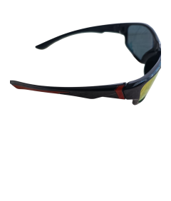 VEGUEROS 1021 – Czarne okulary sportowe z UV400 i polaryzacją