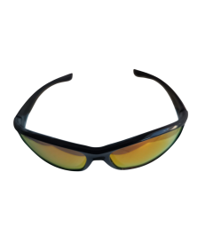VEGUEROS 1021 – Czarne okulary sportowe z UV400 i polaryzacją