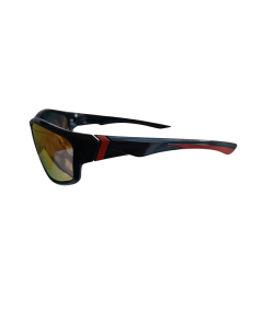 VEGUEROS 1021 – Czarne okulary sportowe z UV400 i polaryzacją