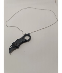 Mini nóż cleaver składany z łańcuszkiem – EDC i outdoor