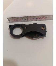 Mini nóż składany cleaver – EDC, z łańcuszkiem, stal nierdzewna