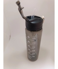 Butelka Sportowa 800 ml z Słomką i Miarką – Idealna na co dzień!