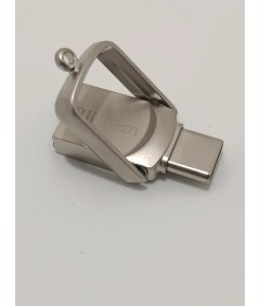 ⚙️ Metalowy pendrive 2w1 – do laptopa i telefonu! 📱💻