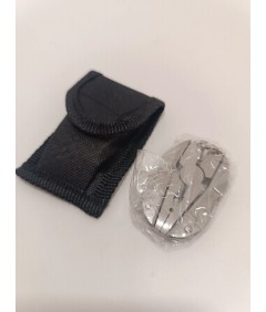 🧰 Mini Multitool Składany – Szczypce, Nóż, Śrubokręty, Brelok i Etui 🔩