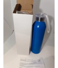 Butelka aluminiowa 650 ml ALLUMI – niebieska, lekka