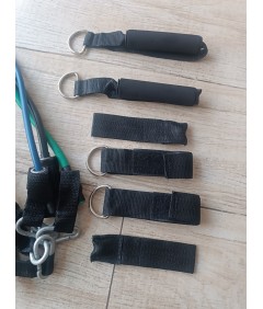 Zestaw gum fitness 5 sztuk z akcesoriami – różne opory 💪
