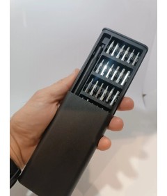 Zestaw wkrętaków precyzyjnych 25 w 1 – do telefonów i elektroniki 🧰