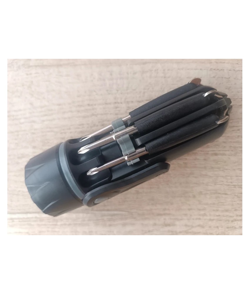 💡 Latarka z zestawem śrubokrętów STAC – praktyczne narzędzie 2w1 🧰