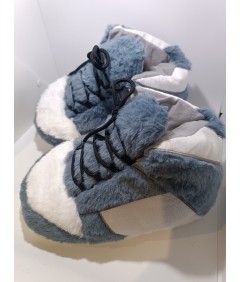 KicksKapcie kapcie sneakersy niebiesko-białe czarne sznurówki 35–44