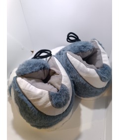 KicksKapcie kapcie sneakersy niebiesko-białe czarne sznurówki 35–44