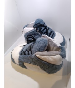 KicksKapcie kapcie sneakersy niebiesko-białe czarne sznurówki 35–44