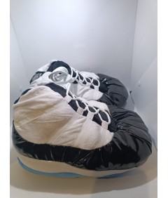 KicksKapcie kapcie sneakersy czarno-białe białe sznurówki 35–44