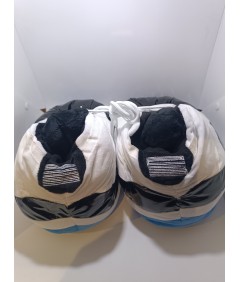KicksKapcie kapcie sneakersy czarno-białe białe sznurówki 35–44