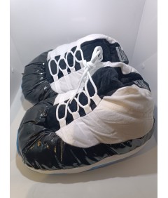 KicksKapcie kapcie sneakersy czarno-białe białe sznurówki 35–44