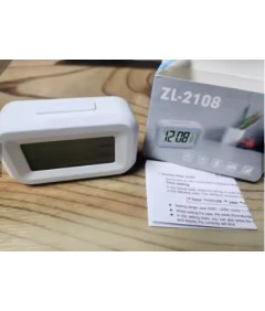 Cyfrowy budzik LED/LCD z podświetleniem drzemka kalendarz temperatura