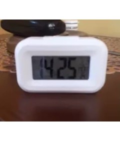 Cyfrowy budzik LED/LCD z podświetleniem drzemka kalendarz temperatura