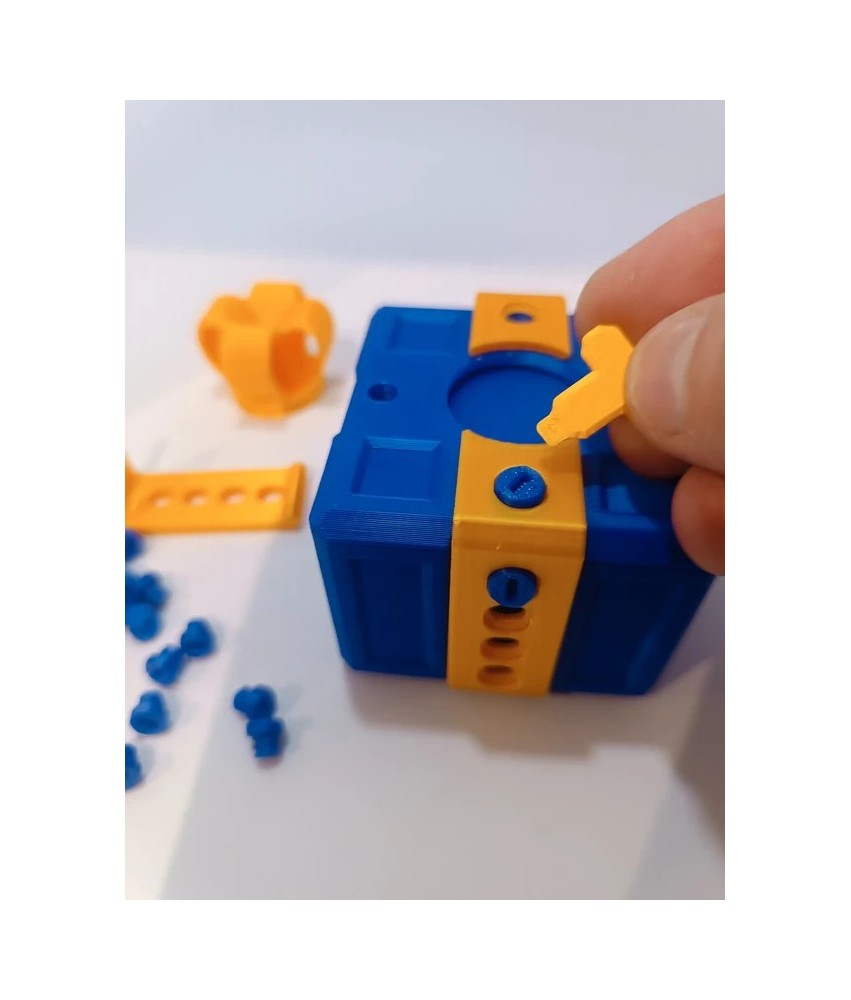 🎁 Pudełko–niespodzianka do unboxingu (druk 3D) — prezent, który robi „misję otwierania” 😄