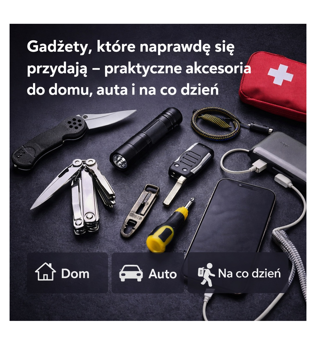 Praktyczne gadżety na co dzień – akcesoria do domu i auta | AliBDG