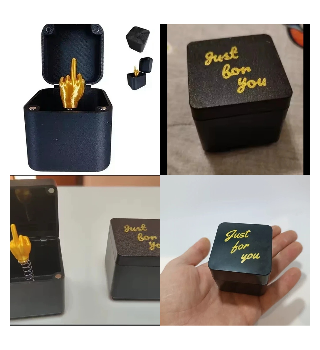 Śmieszny gadżet, który zaskakuje – pudełko niespodzianka „Just for you” | AliBDG